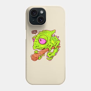 Sad Chameleon Phone Case