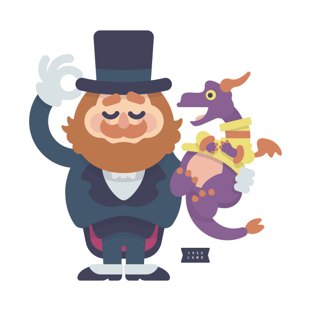 Figment and Dreamfinder by 1955 LAND DESIGNS