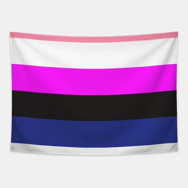 Genderfluid Pride Tapestry by littleSamantics