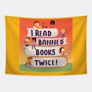 I Read Banned Books Twice! Tapestry