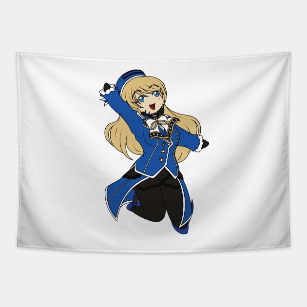 Heavy Cruiser Atago Tapestry by amarysdesigns