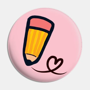 Pencil love Pin