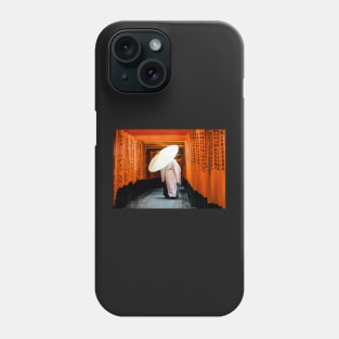 Shinto Priest at Fushimi Inari Taisha Phone Case