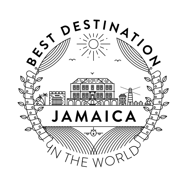 Jamaica Minimal Badge Design by kursatunsal