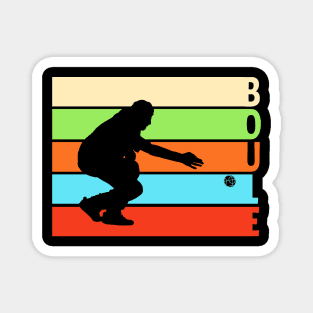 Vintage Bocce Player Magnet