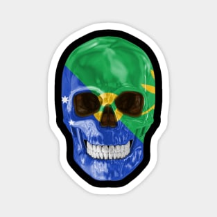 Christmas Island Flag Skull - Gift for Christmas Islanders With Roots From Christmas Island Magnet