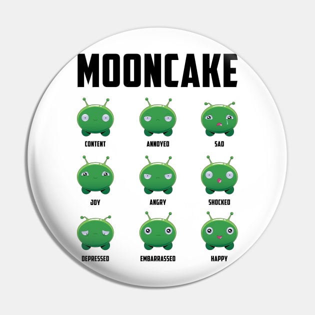 Mooncake Emotions Pin by JJFDesigns