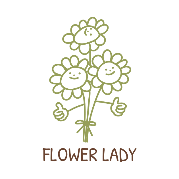 Flower Lady Flower Farmer by Mountain Morning Graphics