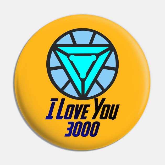 Iron Man I Love You 3000 Pin by Ubold