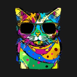 trippy Cat T-Shirt