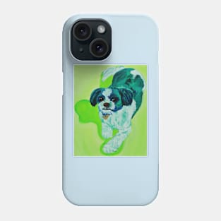 Toby the Green Shih Tzu Phone Case