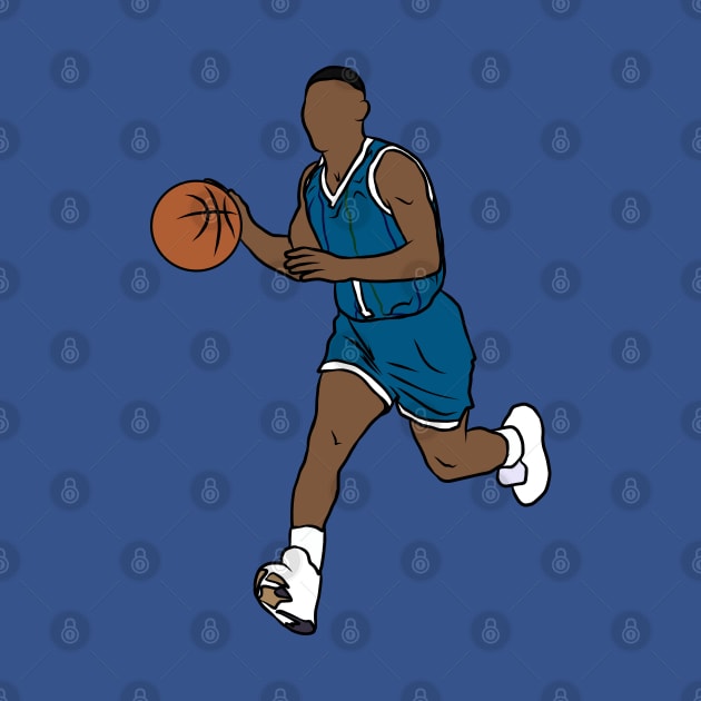 Muggsy Bogues Dribbling by rattraptees