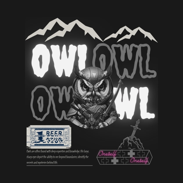 Owl t-shirt by ADM_Store