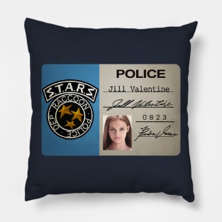 Jill Valentine - Raccoon Police Dept. - Photo ID Pillow