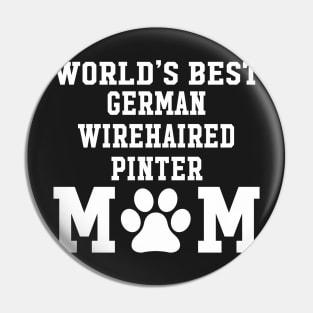 World’s Best German Wirehaired Pointer Mom Pin