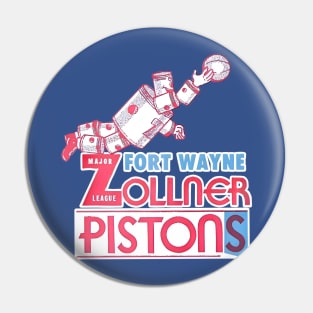 Fort Wayne Pistons Basketball Pin