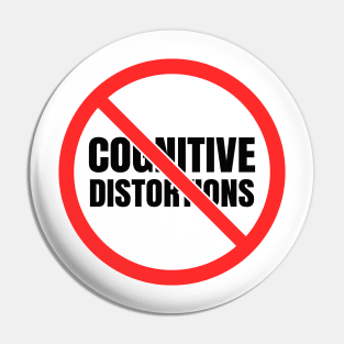 No Cognitive Distortions Pin