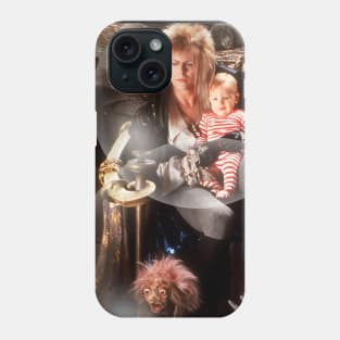 Labyrinth King of Goblins with Toby Bubble Portrait Phone Case