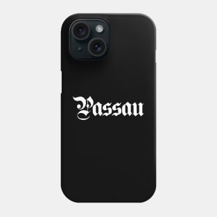 Passau written with gothic font Phone Case