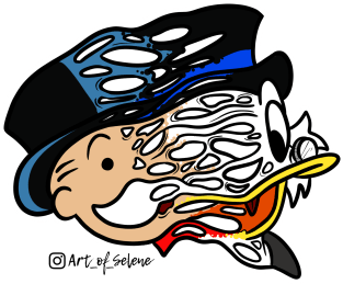 Uncle Pennybags & Uncle Scrooge Magnet