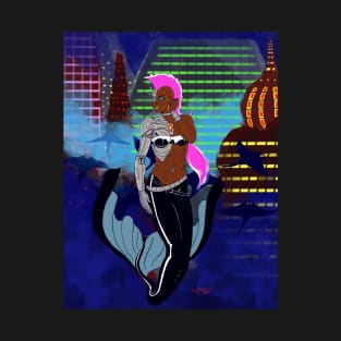 Cyberpunk Mermaid T-Shirt