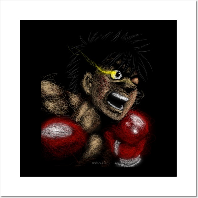 Ippo Makunouchi with Scribble art