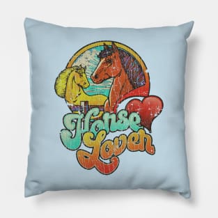 Horse Lover 1973 Pillow