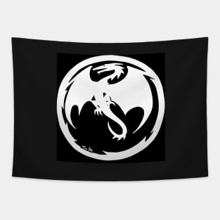 White Dragon Tapestry