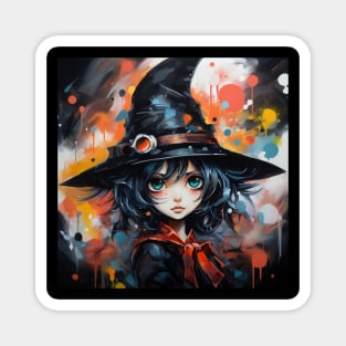 Halloween witch girl Magnet