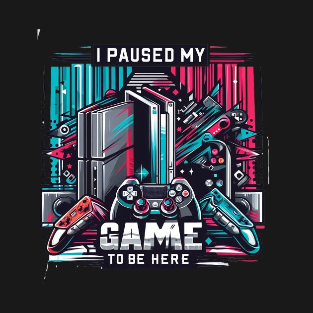 Gamer, Paused Game by ramith-concept
