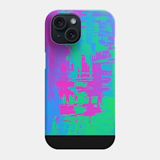 Polysexual Pride Rough Crisscross Paint Phone Case