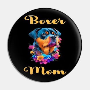 Boxer Mom Life: Adorable Designs for Proud Boxer Dog Moms For Dog Mom, Dog Dad, Boxer Pet Lover Pin