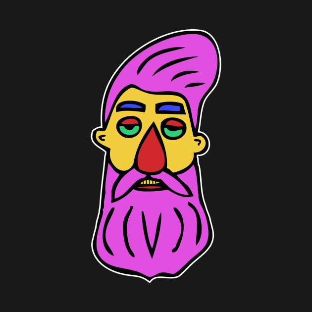 Hipster Head #5 by headrubble