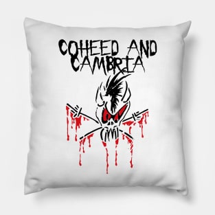 coheed and cbria headbang Pillow