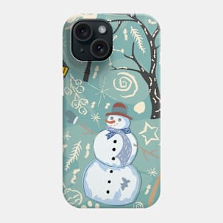 Snowman Phone Case