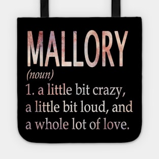 Mallory Girl Name Definition Tote