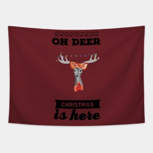 Merry Christmas dear deer sweater Tapestry