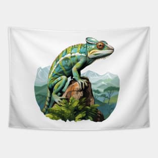 Veiled Chameleon Tapestry