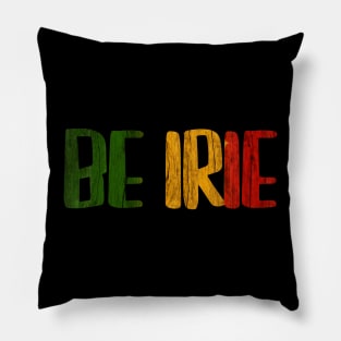 Be Irie, Rasta Colors, Jamica, Rastafarian Pillow