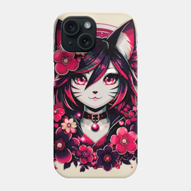 Nekomimi Floral Fantasy Phone Case by Otaku in Love