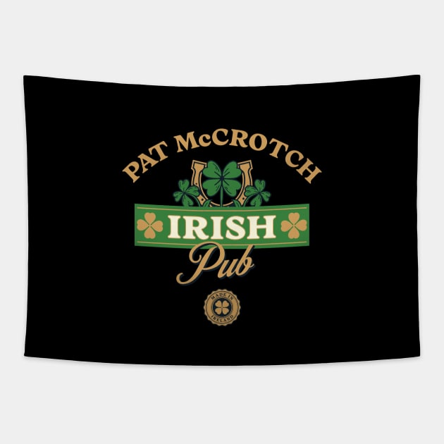 Pat McCrotch Irish Pub Tapestry by BodinStreet