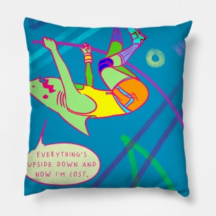 Pole Vaulting Torward Pillow