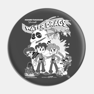 Ranma Water Drags 30s Retro anime Cartoon Pin