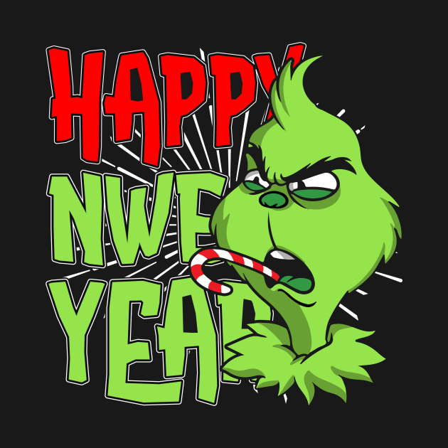 happy new year Grinch Christmas TShirt TeePublic