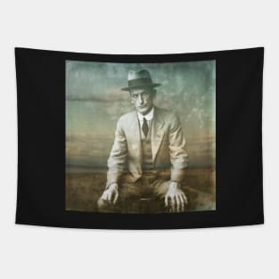 The Man In The Gray Fedora Tapestry