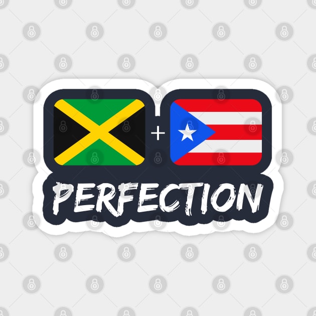 Jamaican Plus Puerto Rican Perfection Mix Gift Magnet by Just Rep It!!