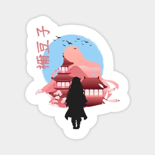 Demon Slayer Nezuko Kamado Abstract Magnet