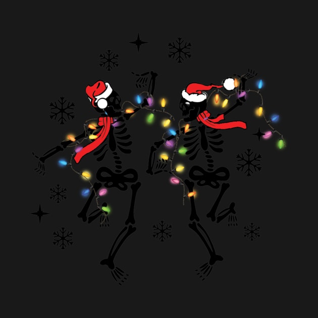 Dancing Christmas Skeleton by Bam-the-25th