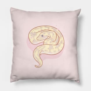 Banana Ball Python Original Illustration II Pillow