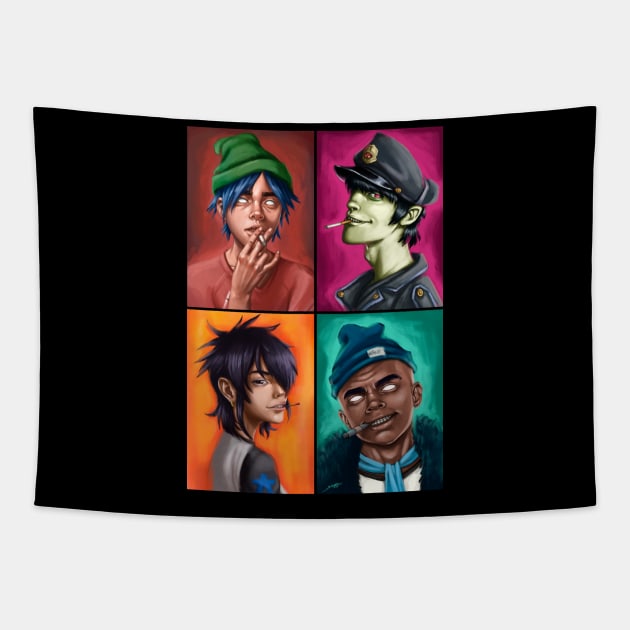 gorillaz Tapestry by ekkimu